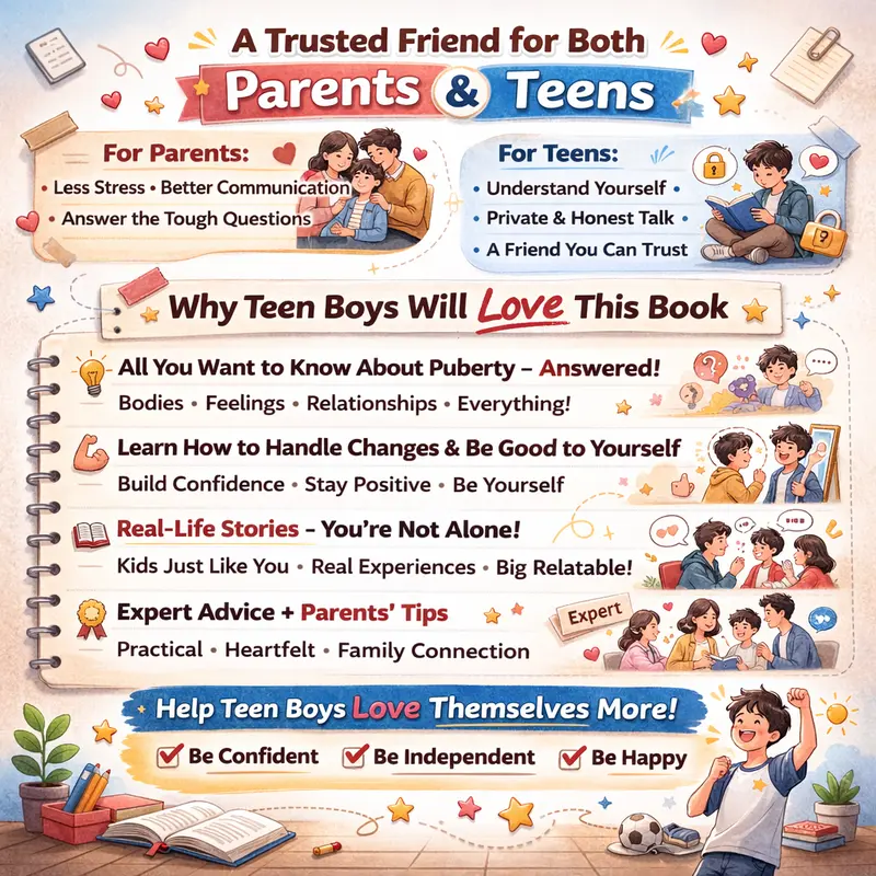 Empower Your Teen | The Complete Bedside Guide to Pubertyand Emotional Health|Bedside Books for Teen Boys and Girls